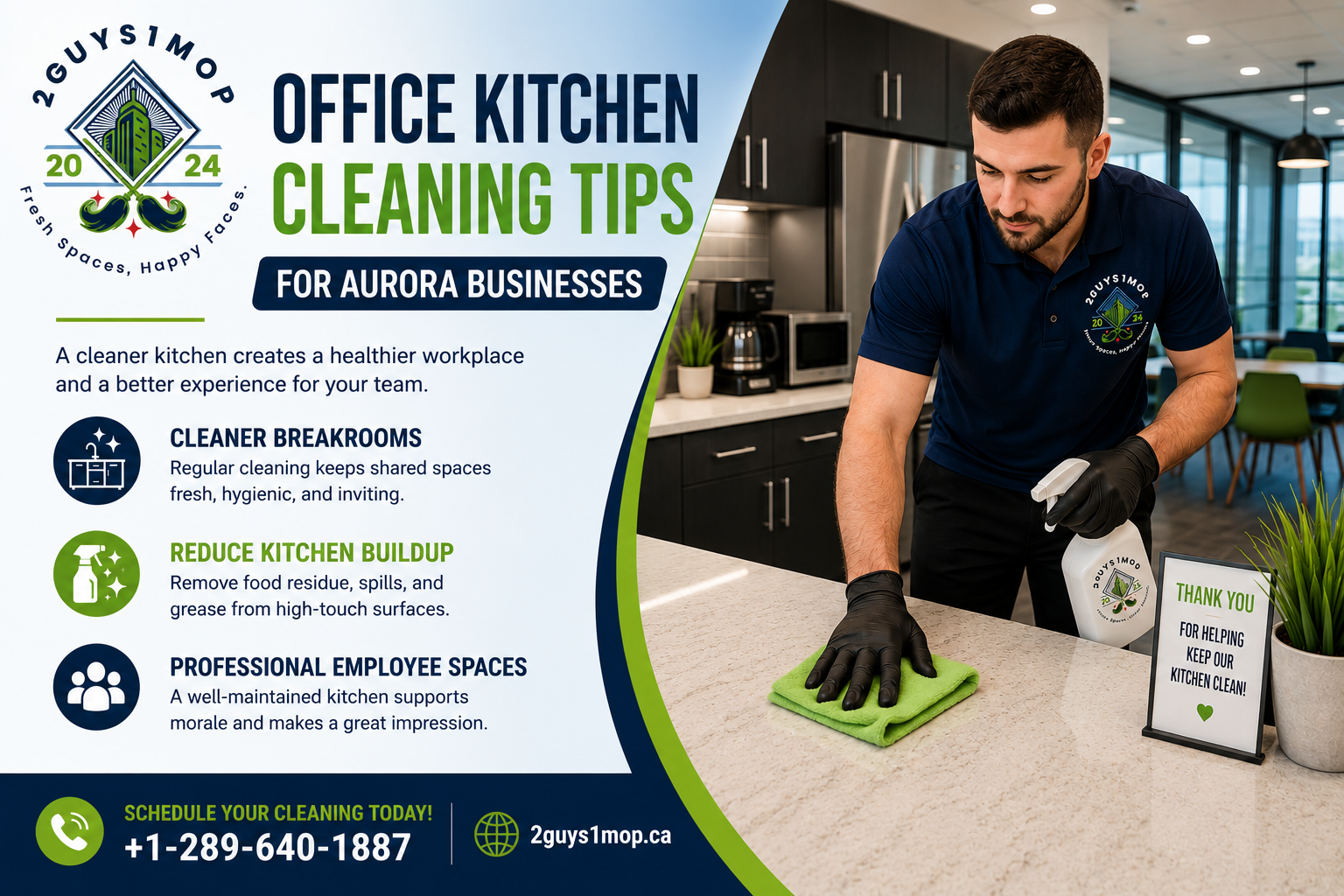 Office Kitchen Cleaning Tips for Aurora Businesses