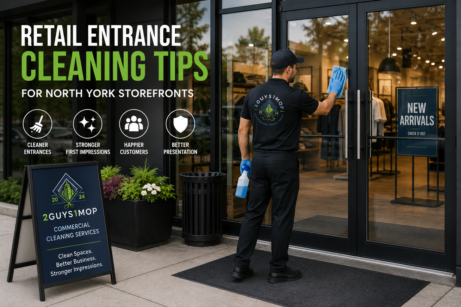 Retail Entrance Cleaning Tips for North York Storefronts