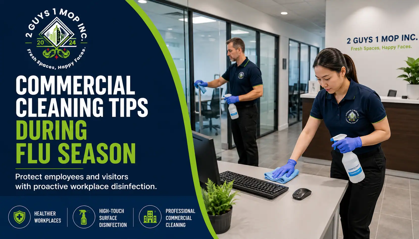Commercial Cleaning Tips During Flu Season