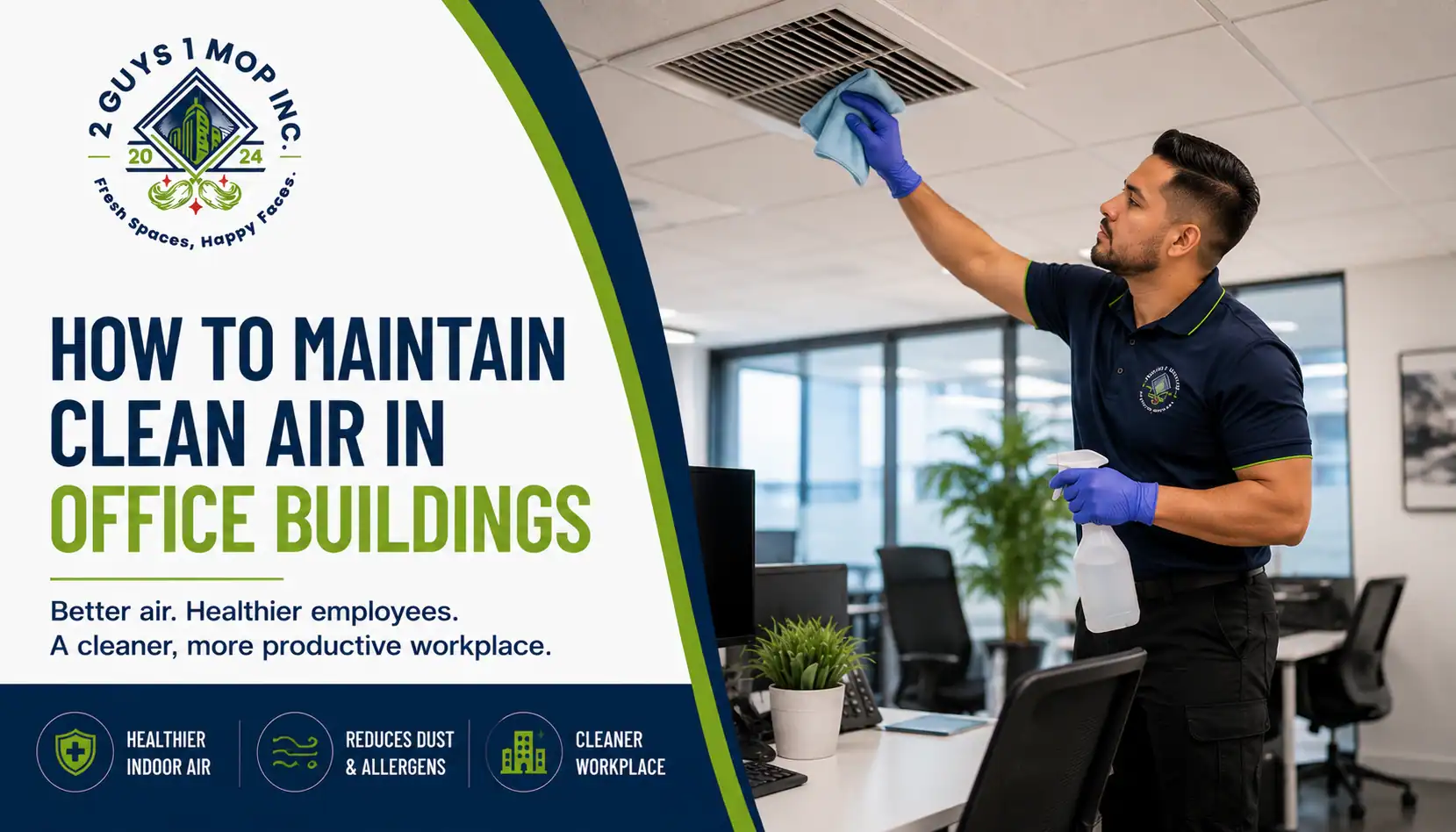 How to Maintain Clean Air in Office Buildings
